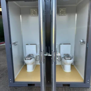 Double Cubicle Modular Toilet Block