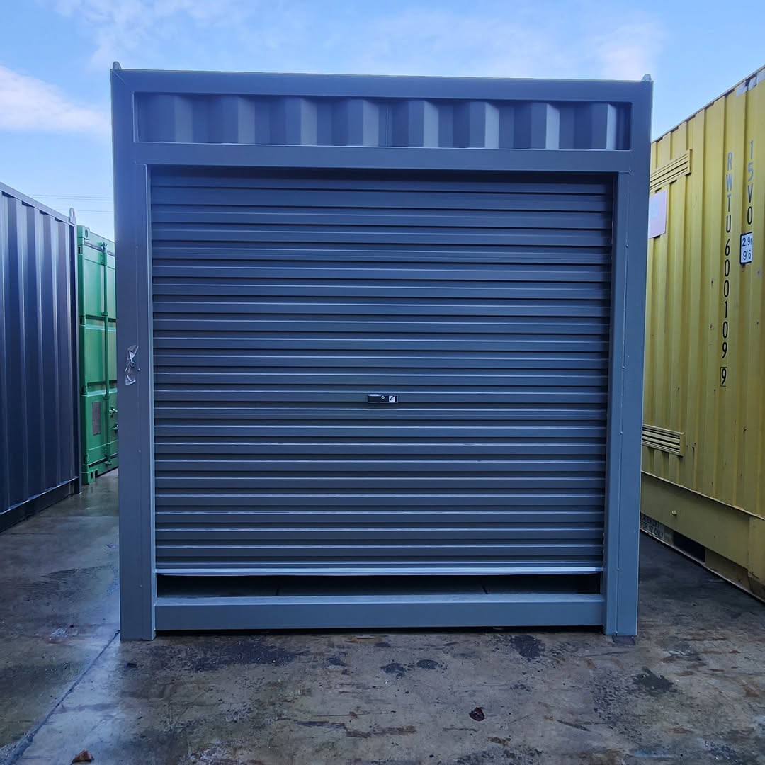 10ft x 8ft New Shipping Container with S4 Roller Shutter Door - Image 5