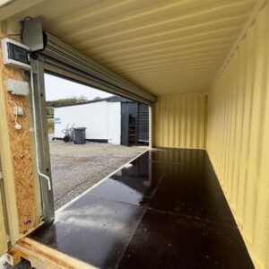 20ft x 8ft Modified Shipping Container with Electric Roller Door