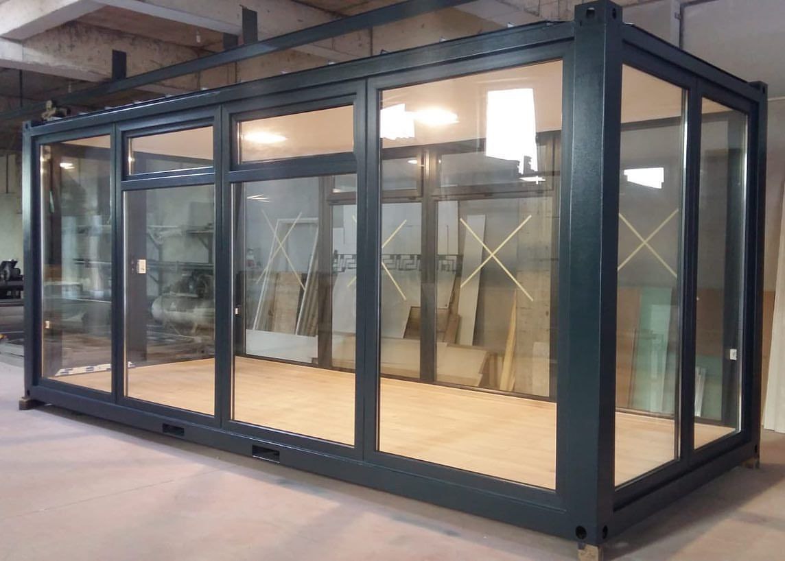 glazed 20-ft modular structure - Image 4